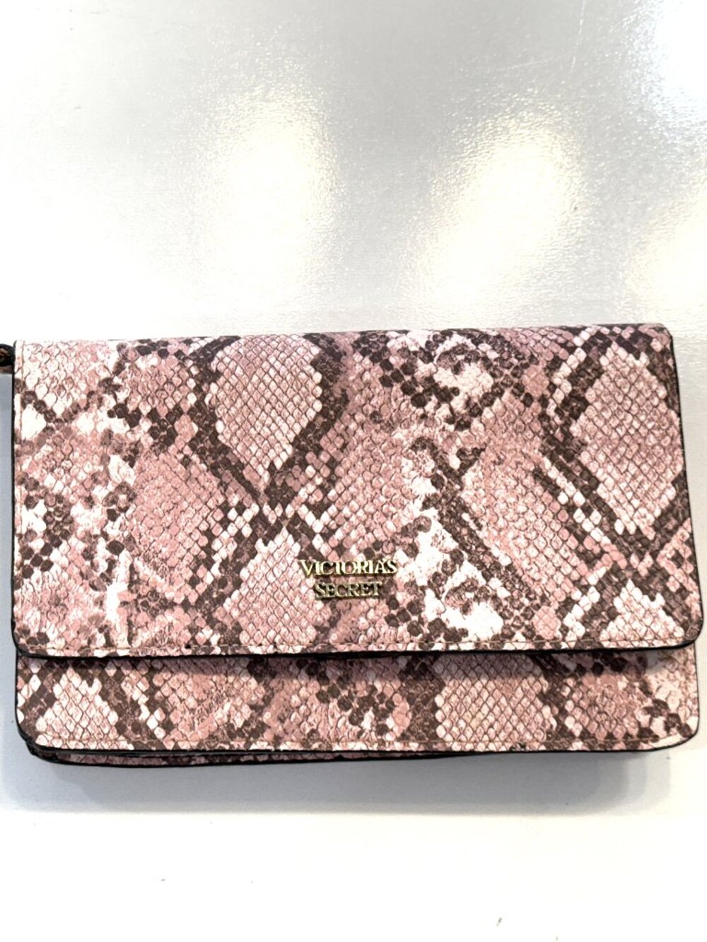 Victoria's Secret Pink Python Snake Print Wallet Clutch Wristlet